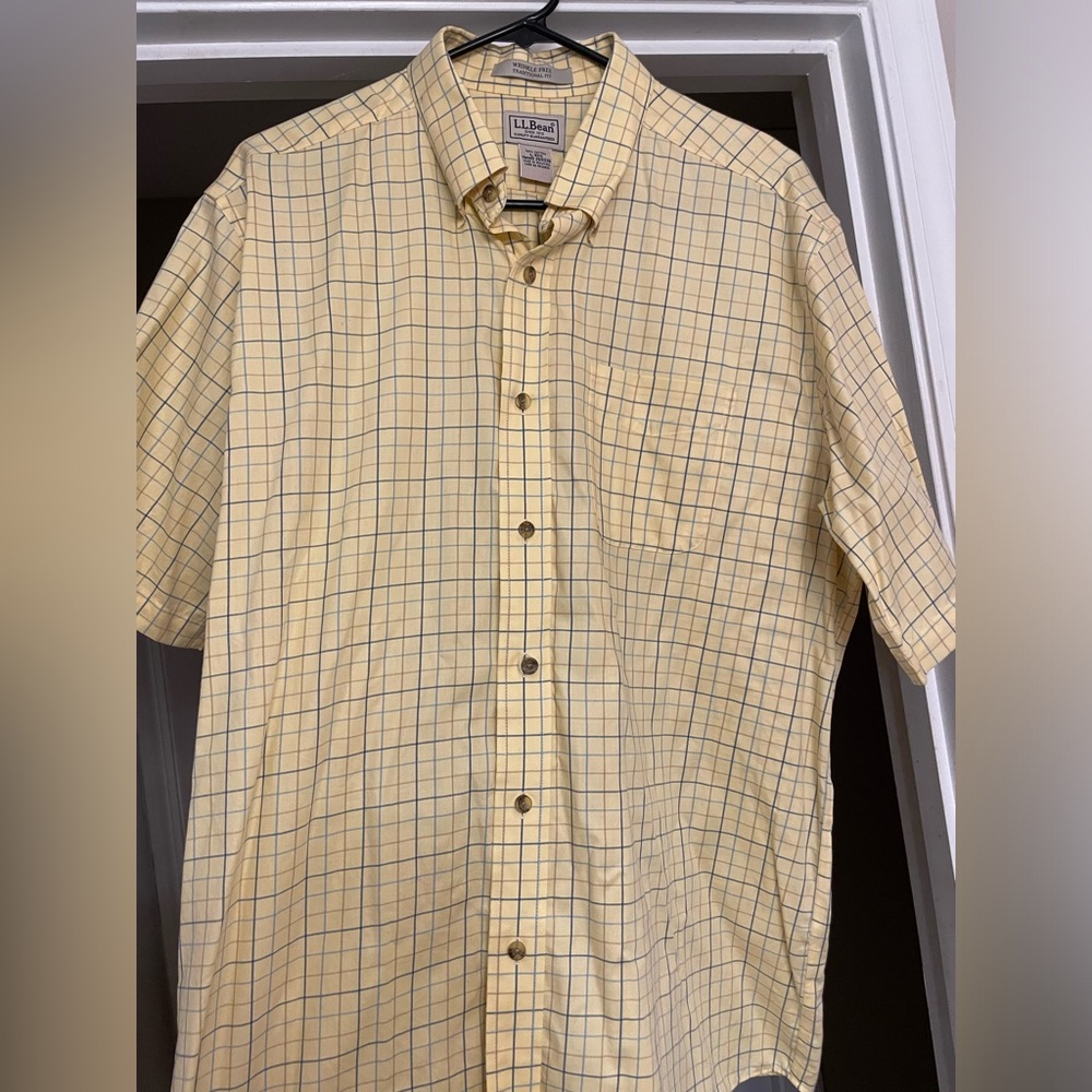 LL Bean size large button up